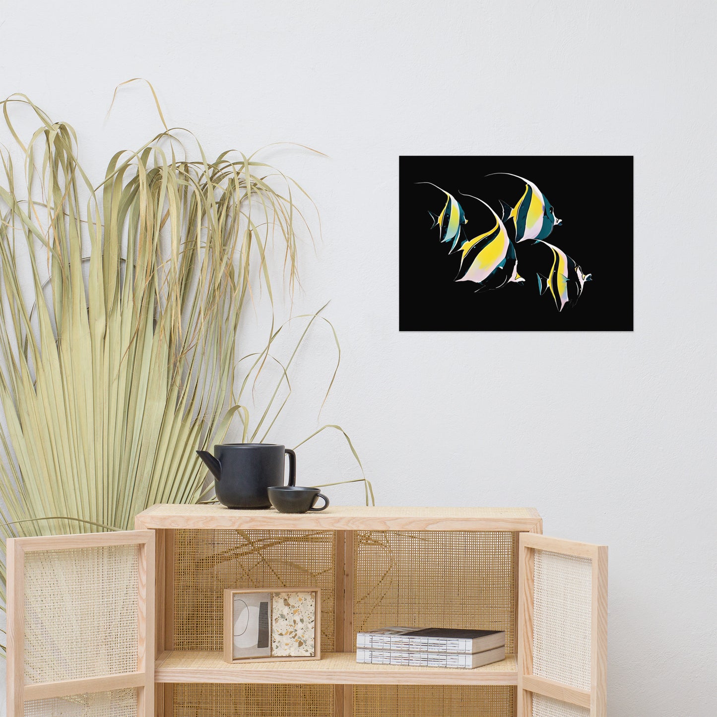 Moorish Idol Zanclus cornutus Poster