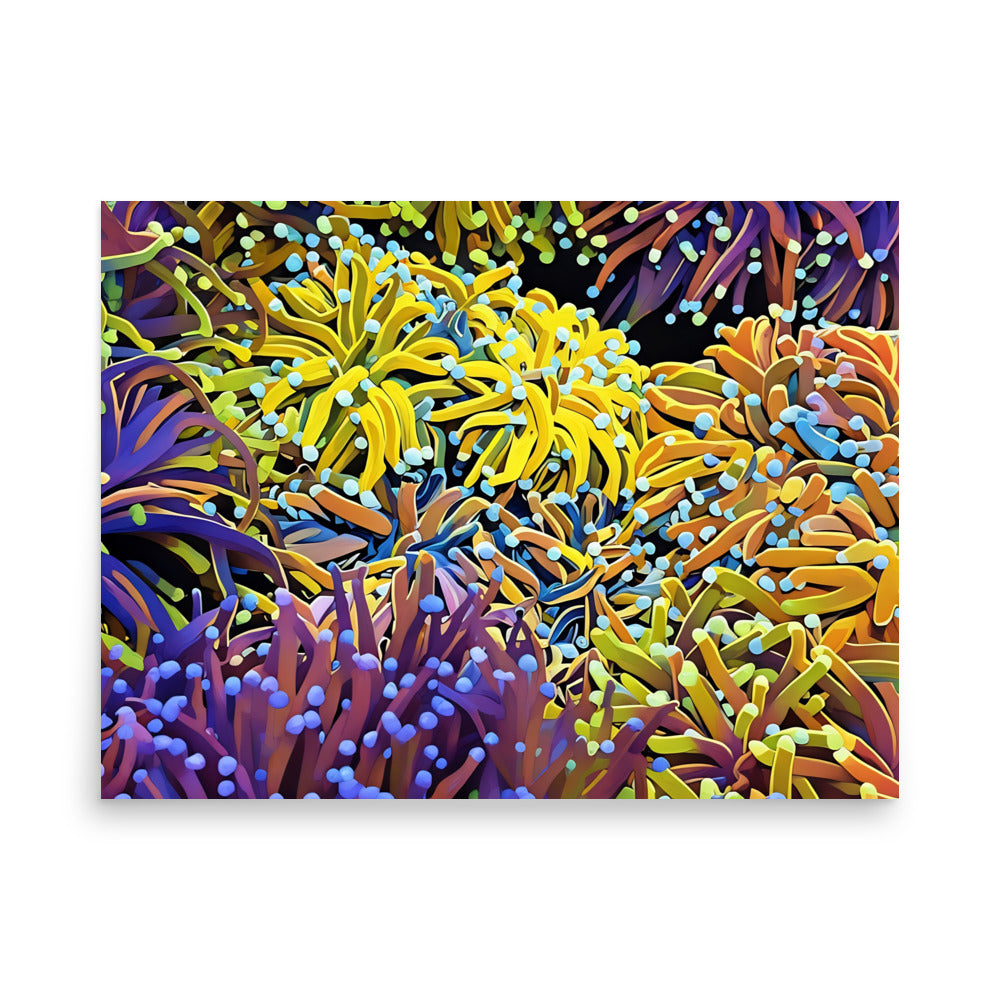 Euphyllia torch forest Poster