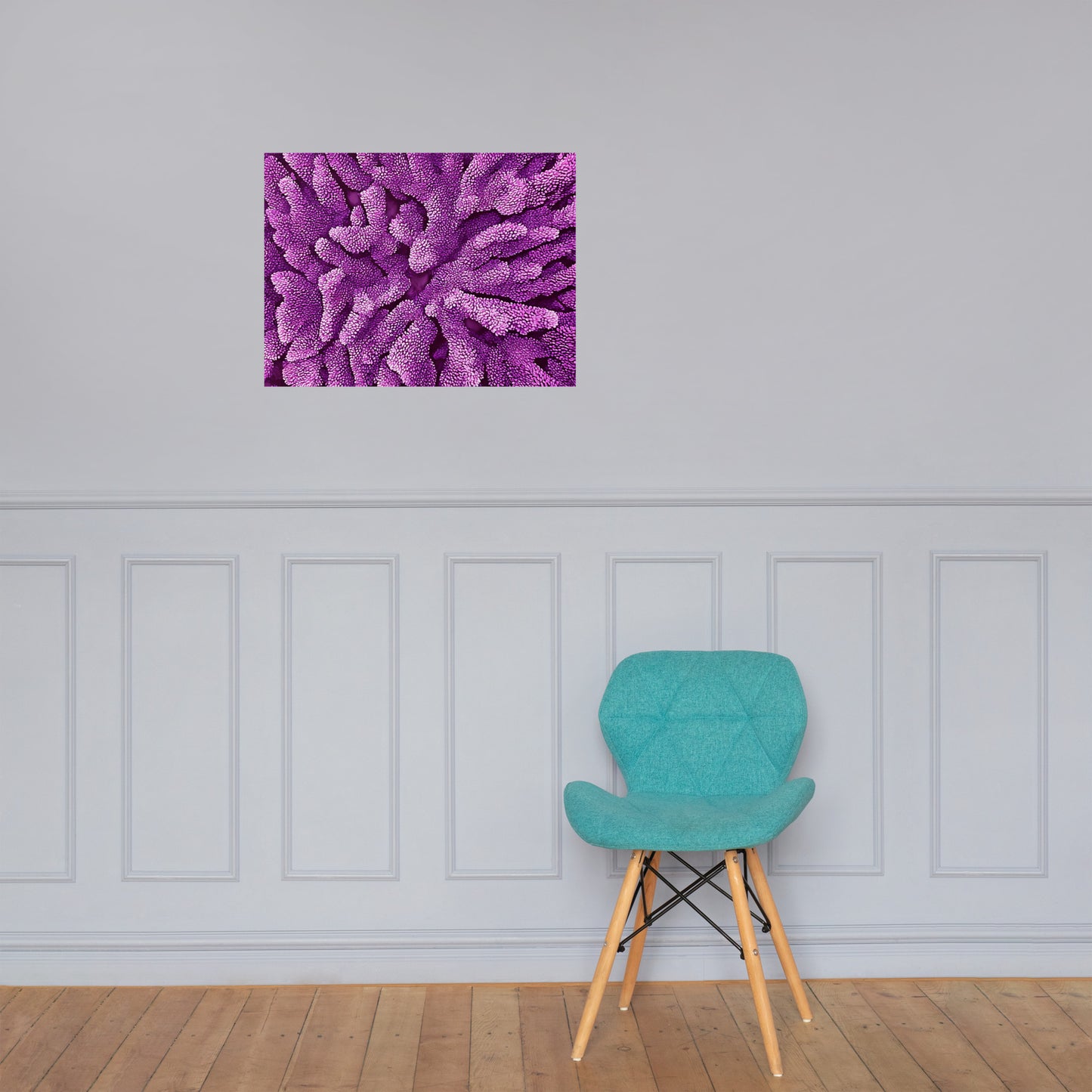 Purple Staghorn Poster