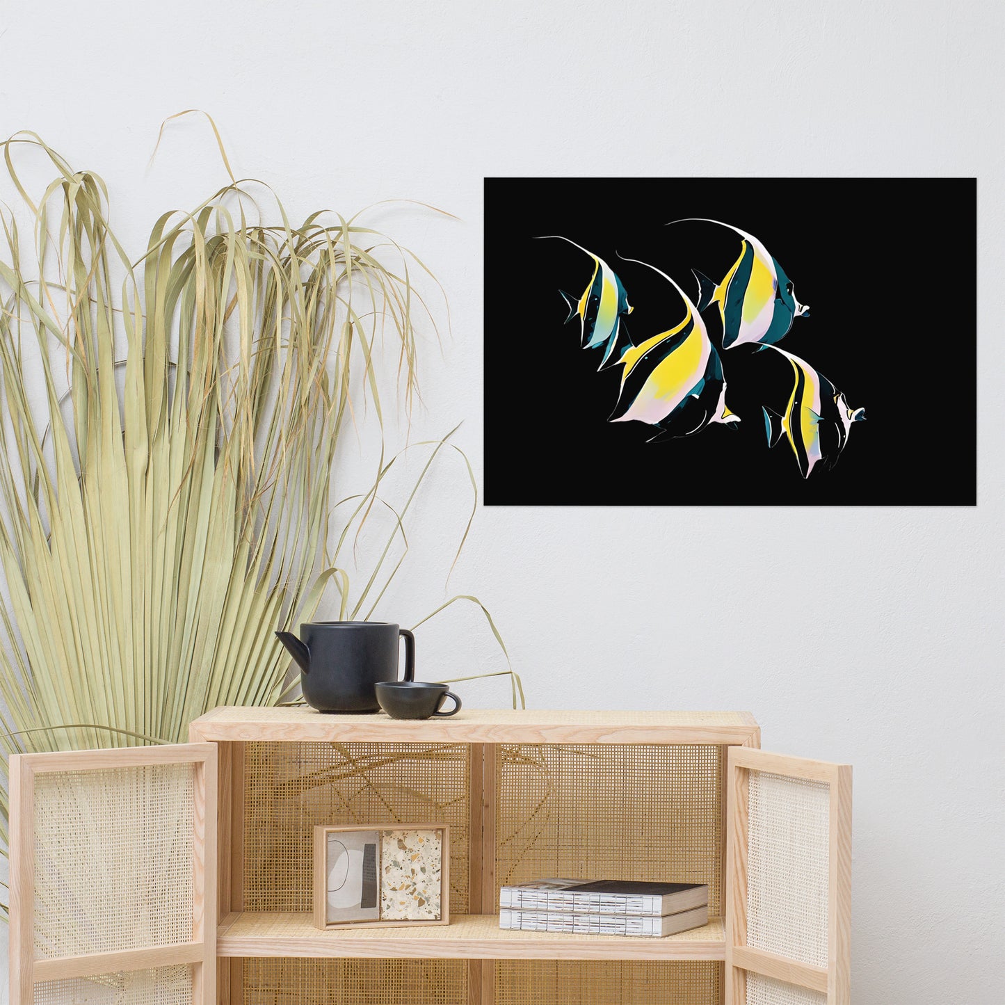 Moorish Idol Zanclus cornutus Poster