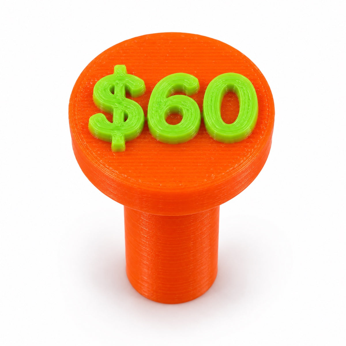 RTG frag price plug — $60 orange/green
